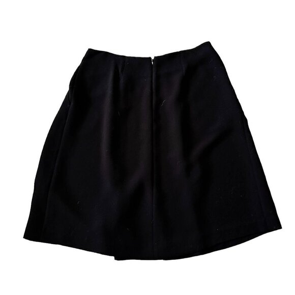 Vince Inverted pleat skirt, Black, Size 12, New - Picture 4 of 12